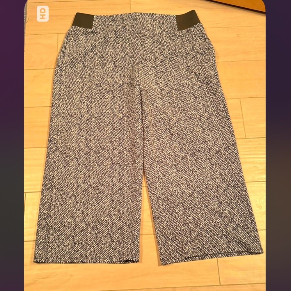SOHO Stylish Black and White Women's Pants XL